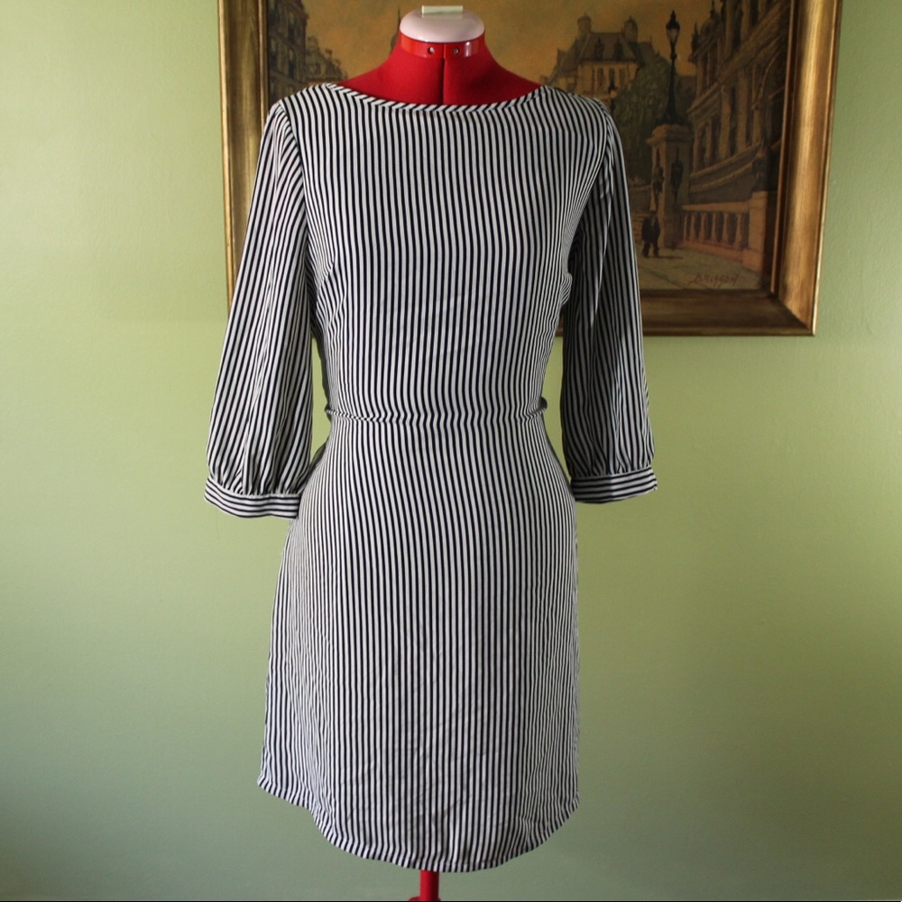 Striped Dress with Pockets